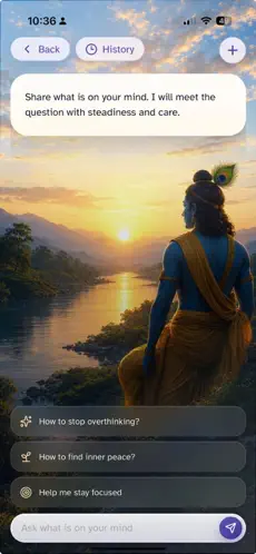 My Krishna sample prompts